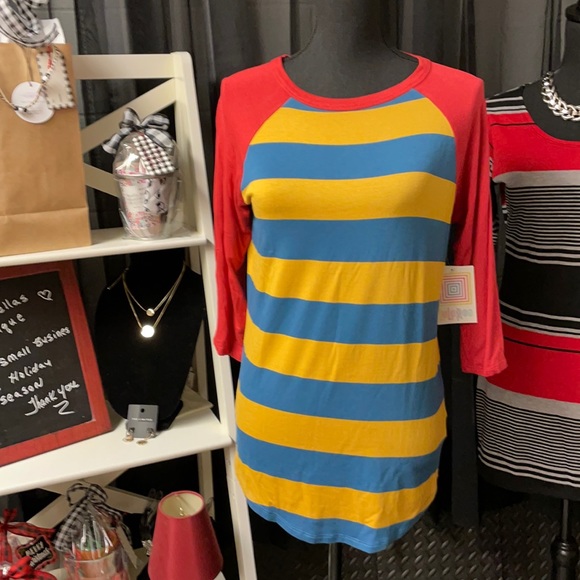 LuLaRoe Tops - Last one ! LuLaRoe stripped top NWT